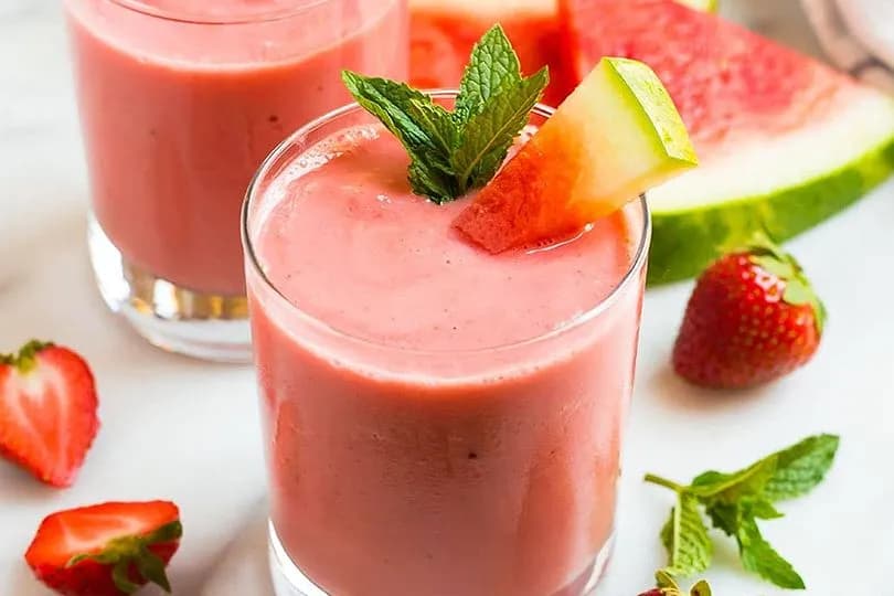 Watermelon Strawberry Smoothie