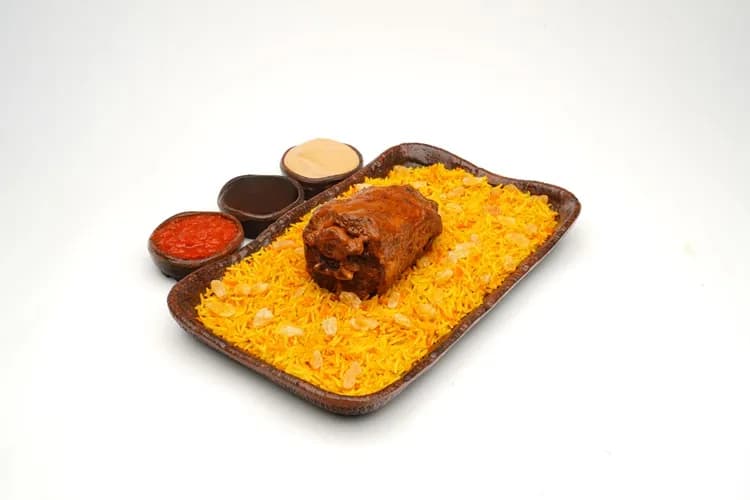 Smoked Lamb Neck Meal + Rice With Raisin