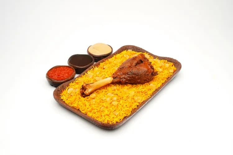 Smoked Meat Shank With Bone Meal + Rice With Raisin