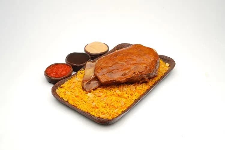 Smoked Lamb Shoulder Meal + Rice With Raisin