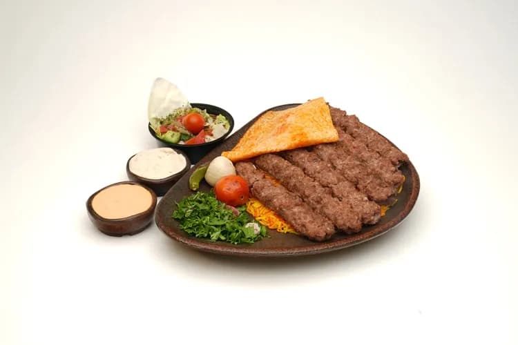 1/2 Kofta Meal + Rice + Salad