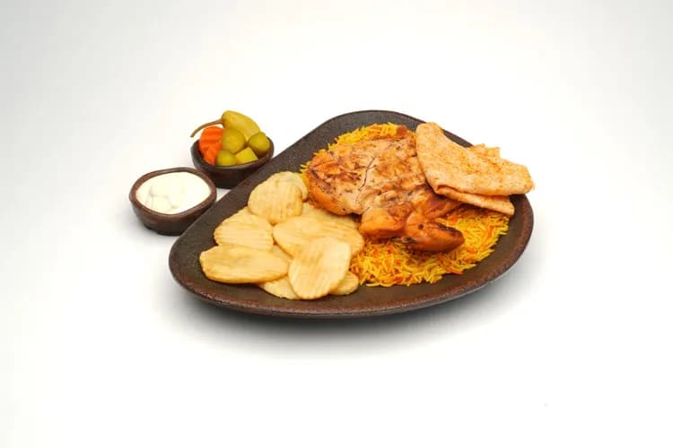 Quarter Charcoal Grilled Chicken Meal (Breast )