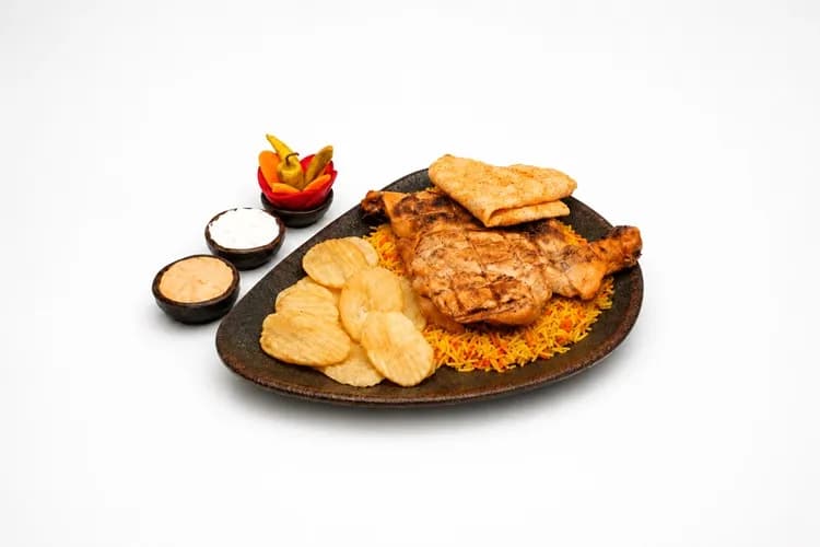 Half Charcoal Grilled Chicken Meal