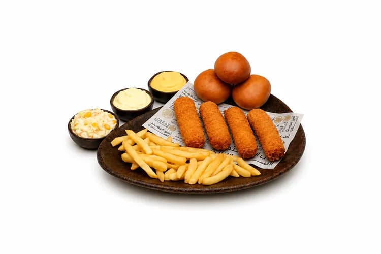 Chicken Roll Meal 4 Pieces