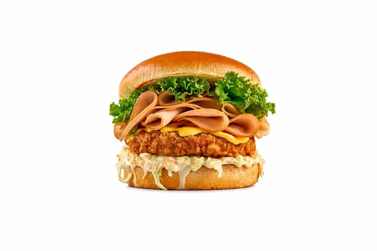 Turkish Cheese Chicken Burger