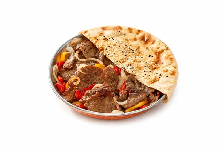 Meat Sharhat With Vegetables And Mushrooms Casserole