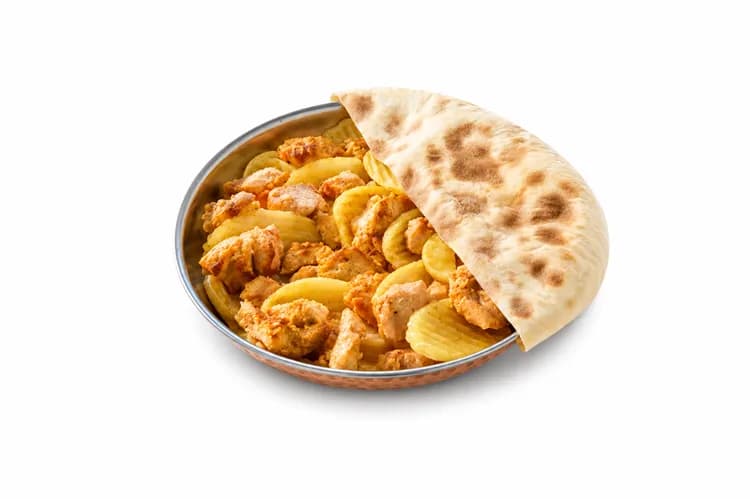 Shish Matfy With Lemon And Garlic With Potatoes Casserole