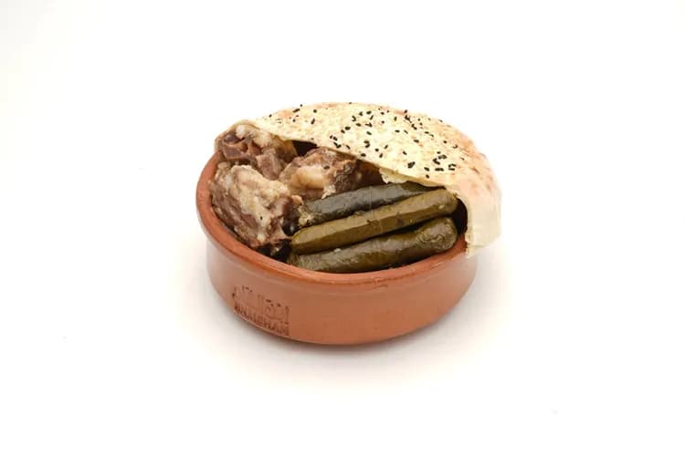 Stuffed Grape Leaves Casserole (Yabrak) With Chicken Wings