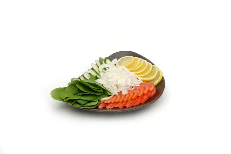 Sliced Veggies Plate