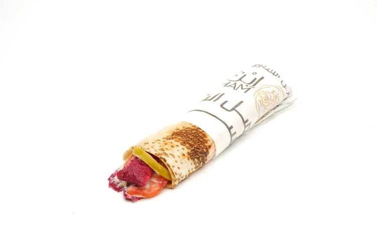 Sausage Shawarma Sandwich Saj