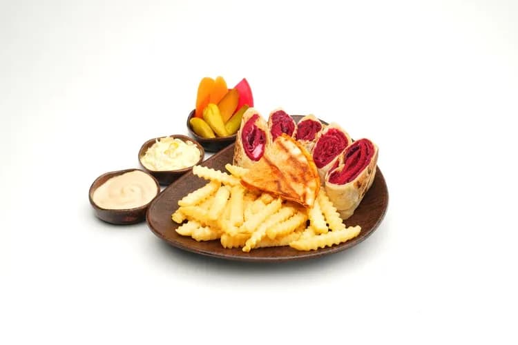 Arabic Sausage Shawarma Meal