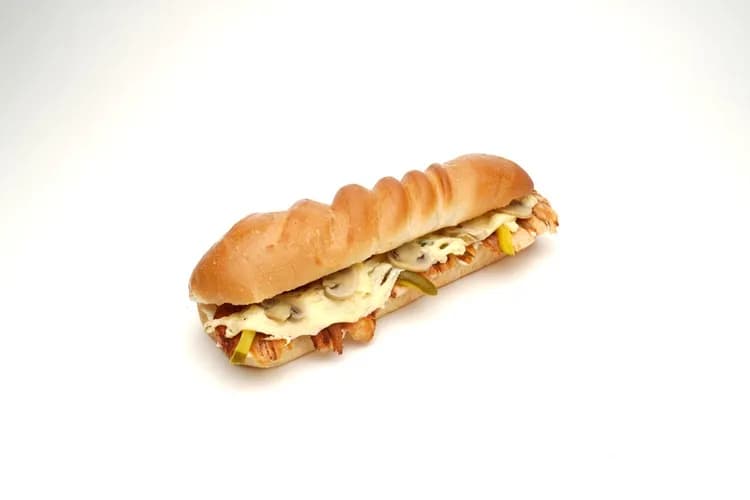 Chicken Shawarma Sandwich Fino Mozzarella ,Mushroom