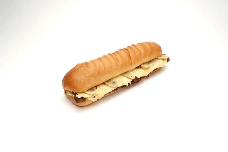 Meat Shawarma Sandwich Fino With Mozzarella and Mushroom