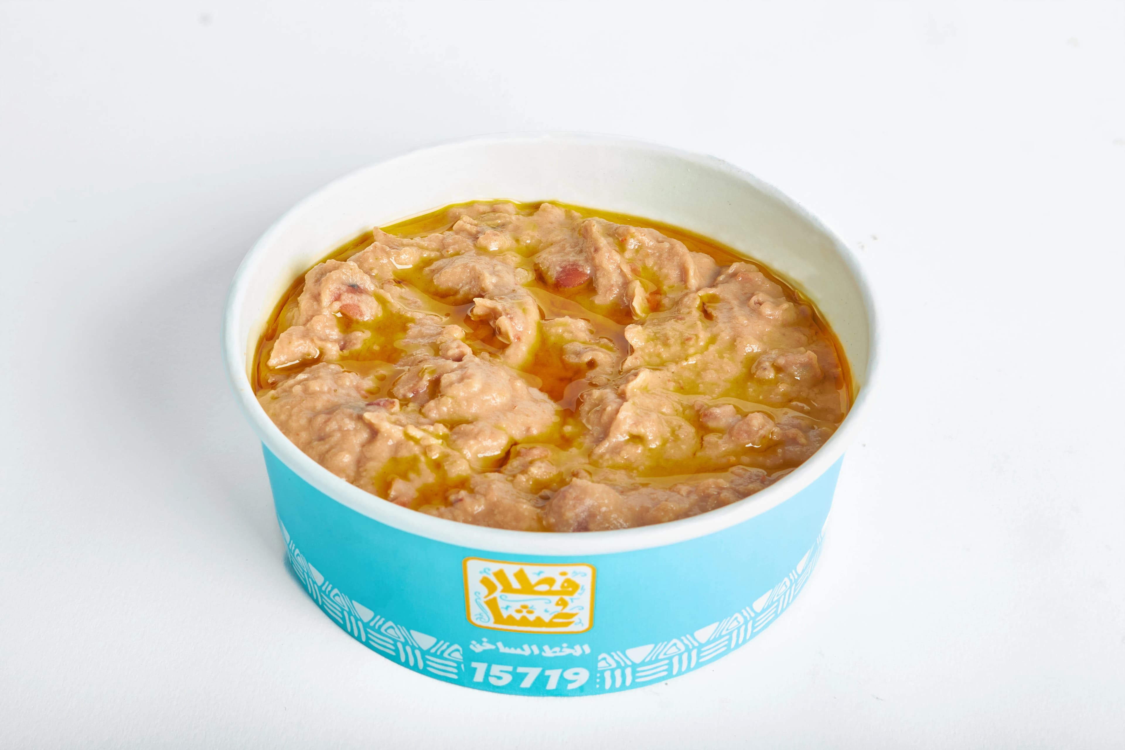 علبة فول بزيت الكتان