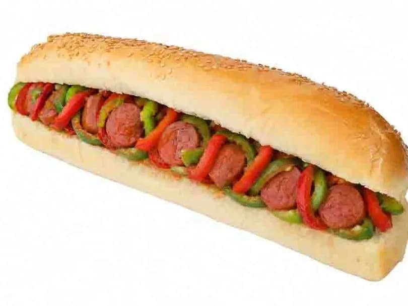 Mexican Hot Dog Sandwich