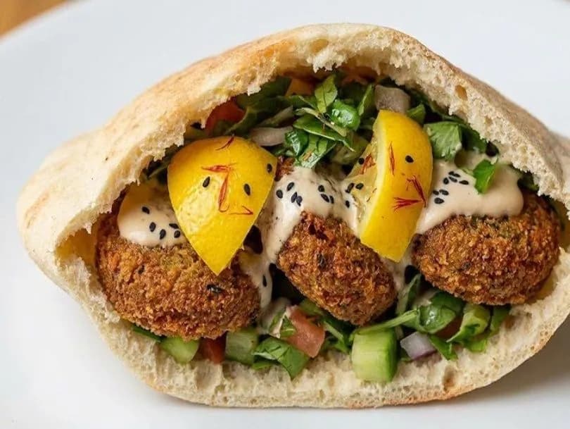 Taamia With Pickled Lemon Sandwich