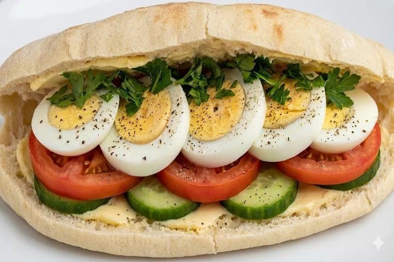 Boiled Egg Sandwich