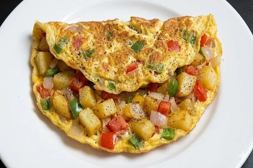Pizza Omelette Sandwich