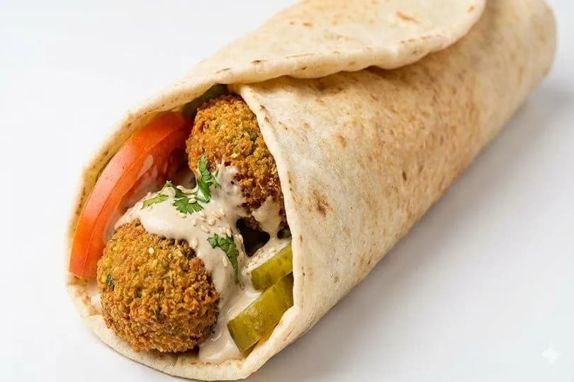 Falafel Roll Sandwich