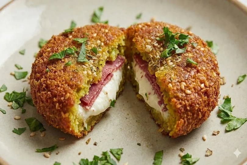 Kiri & Pastrami Falafel Patty