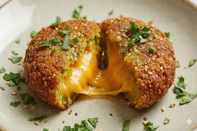 Cheddar Falafel Patty
