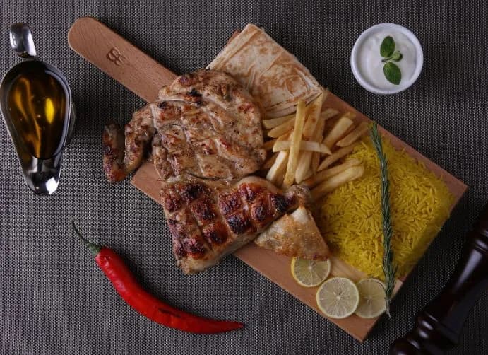 1/2 Bone-In Chicken Shish Meal