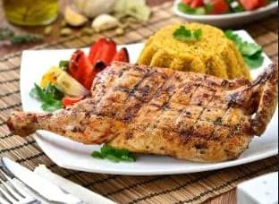 1/2 Grilled Chicken Meal
