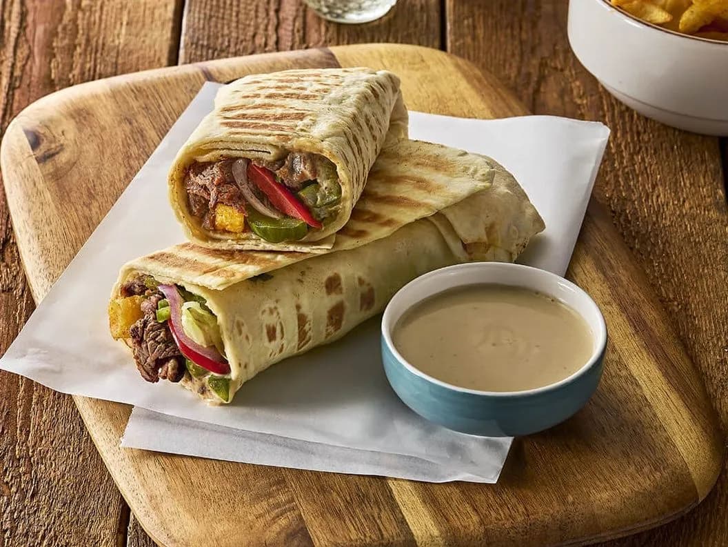 Kibbeh Sandwich with Potatoes