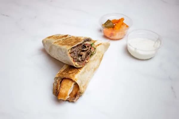 Chicken & Beef Shawarma Mix Sandwich