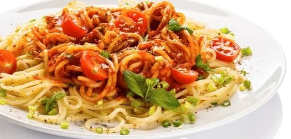 Pasta with Sauce and Cheese
