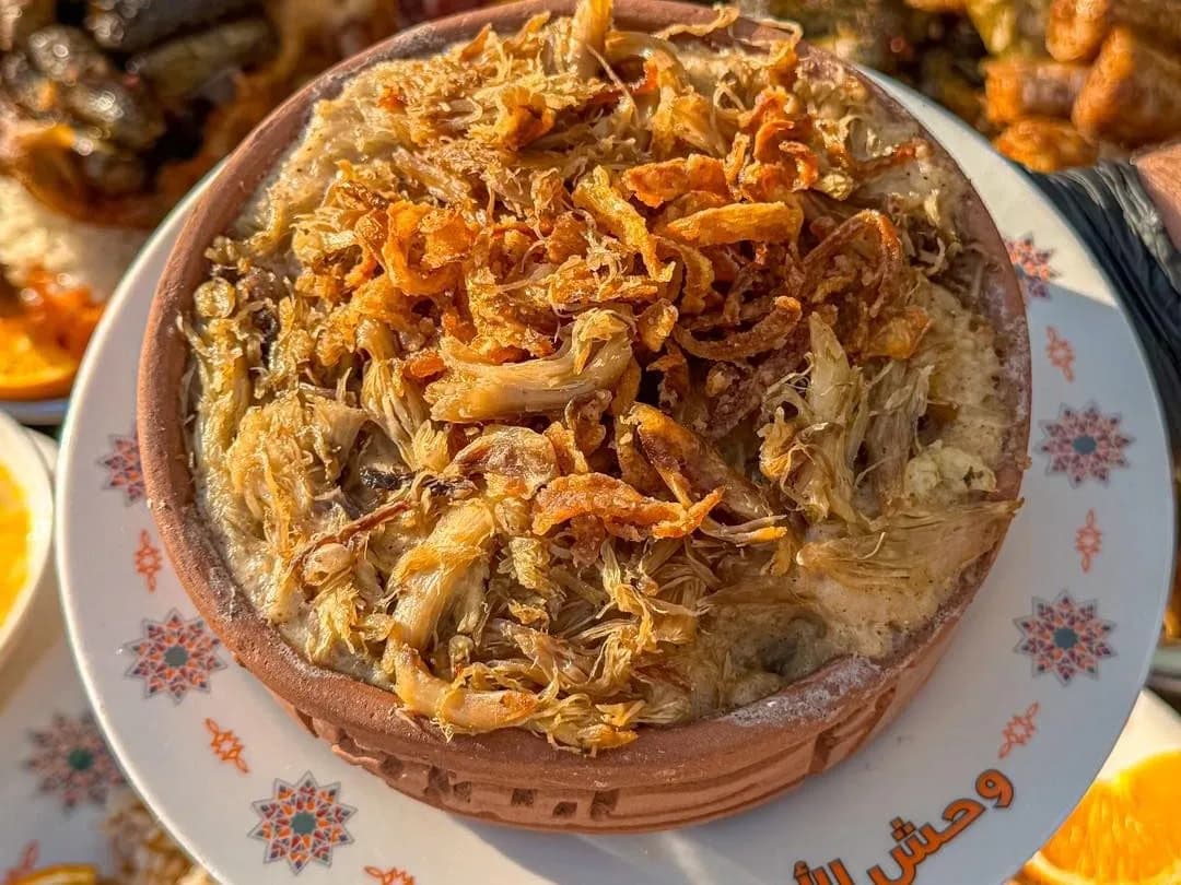 Kishk with boneless duck