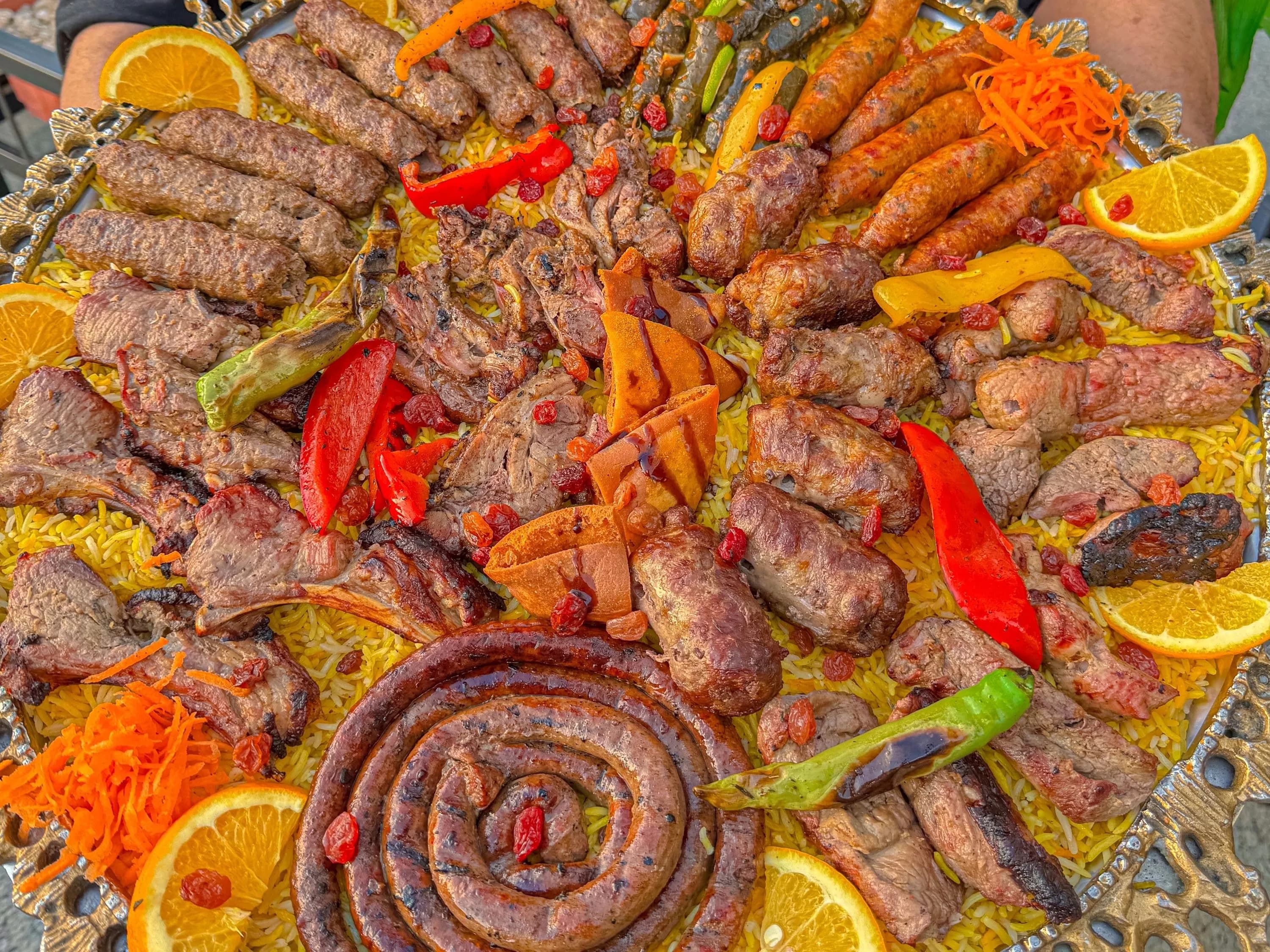 Ahmed Neda's tray