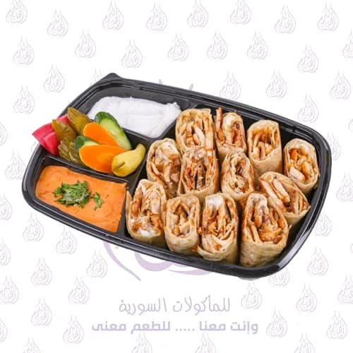 وجبه شاورما فراخ 12 قطعه