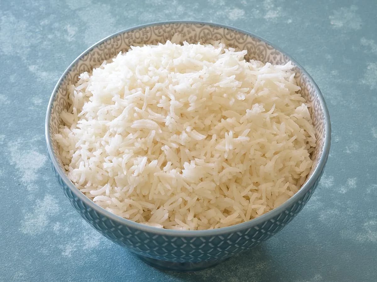 طبق أرز ساده