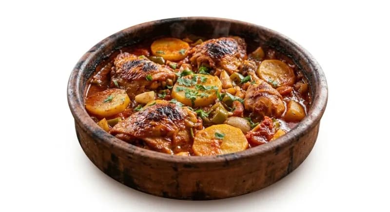 Chicken and potato casserole