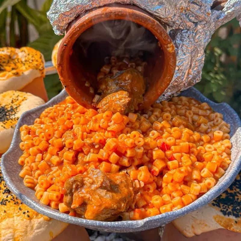 Mbakbaka with Meat