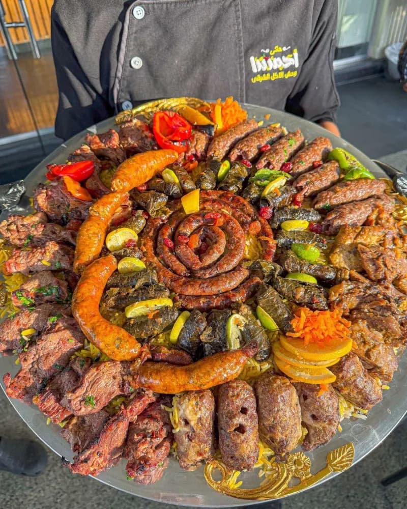 Ahmed Neda's tray
