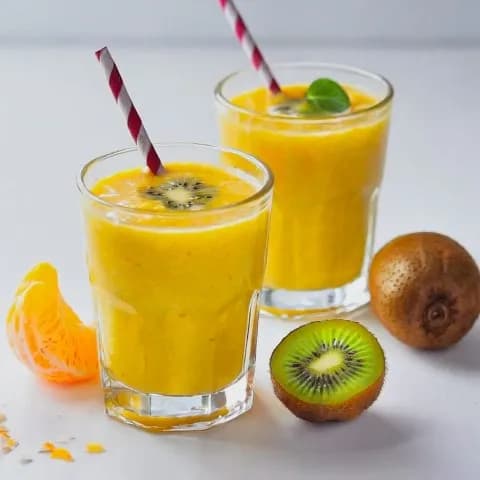 سموزي كيوي وبرتقال