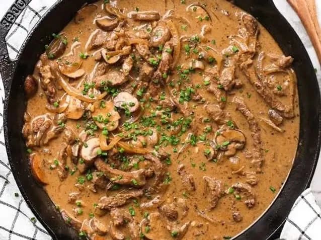 Beef Stroganoff