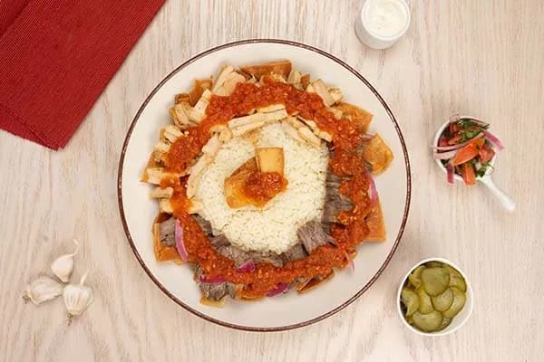 فتة شاورما ميكس