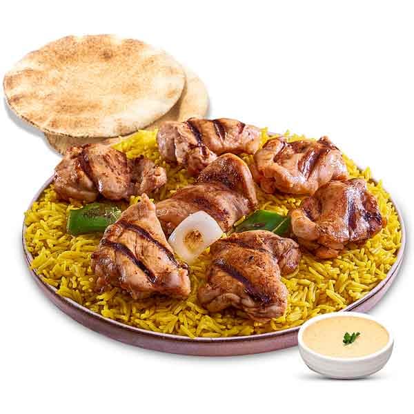 وجبة شيش طاووق