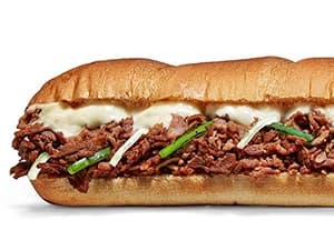 ساندوتش ستيك و جبنة 12 إنش