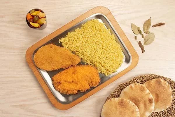 وجبة فراخ بانيه ( 2 قطع )