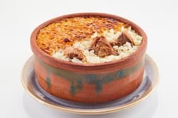 Baked Rice with Veal Meat Bram