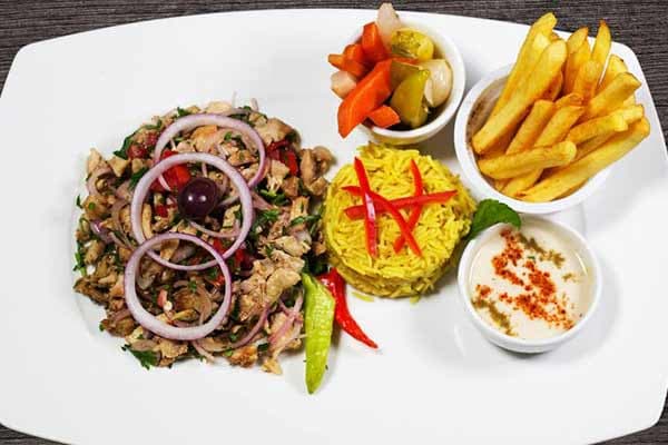 وجبة شاورما فراخ