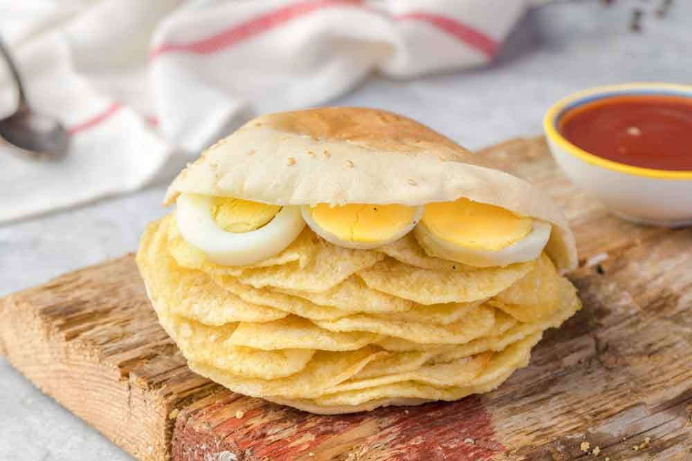 ساندوتش شيبسى بالبيض